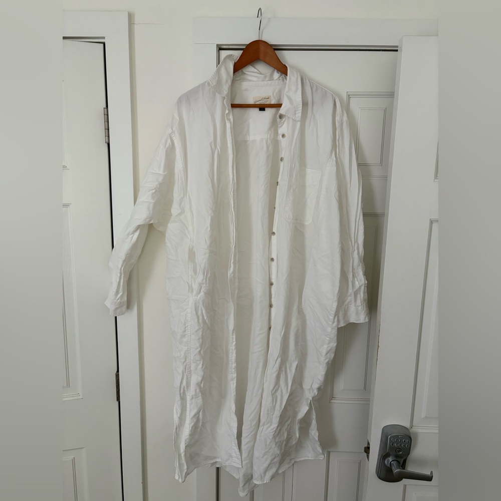 Xxl white shirt dress